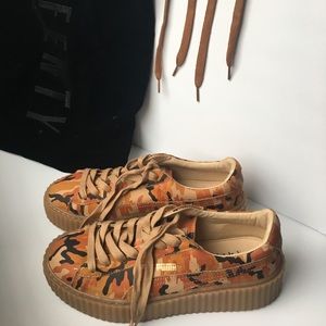 Rihanna Fenty X Puma Camo Creepers